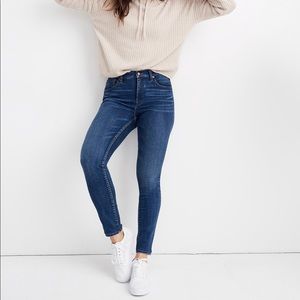 Madewell 10" High-Rise Skinny Jeans in Tarren Wash
